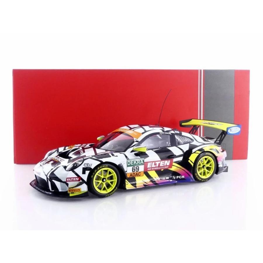 Porsche 911 GT3 R n°8 24h Nürburgring 2019 Iron Force 1/18 Minichamps 153196088