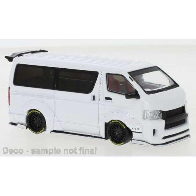 2018 トヨタ ハイエース ワイドボディ メタリックホワイト/ IXO 1/43