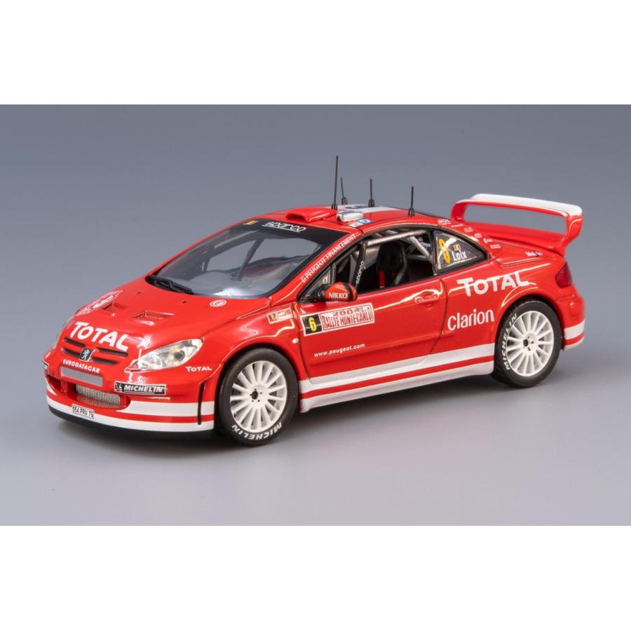 Peugeot 307 WRC #6 Rallye Monte Carlo 2004 F.Loix S.Smeets ミニカー /IXO 1/43 | 