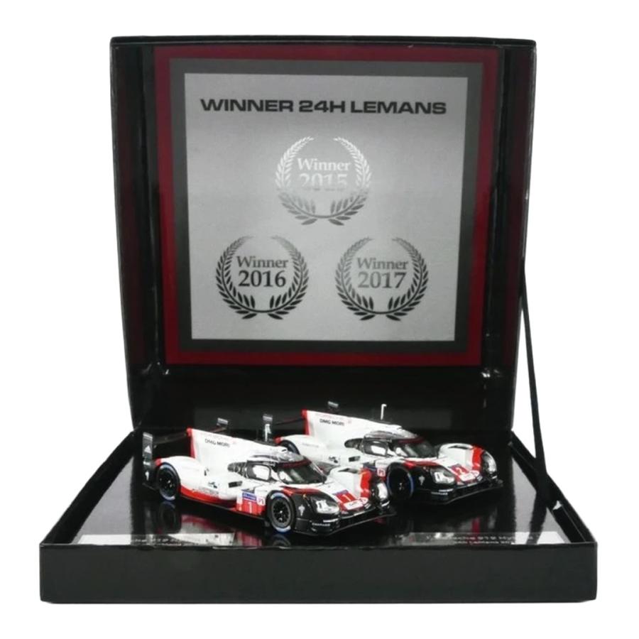 ポルシェ 919 ハイブリッド #1 #2 ル・マン24時間 2017 優勝車 2台セット / IXO 1/43 ミニカー | 