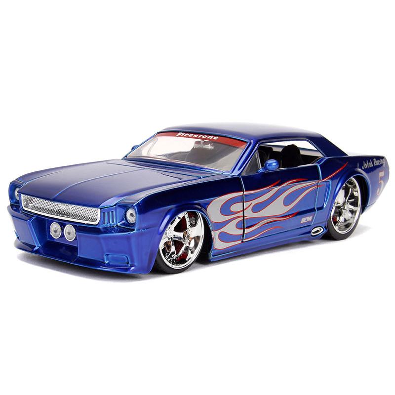 Ford Mustangフォード マスタング GT 1965 ブルー スポーツカー 模型 モデル / JADA 1/24 ミニカー 模型 | 