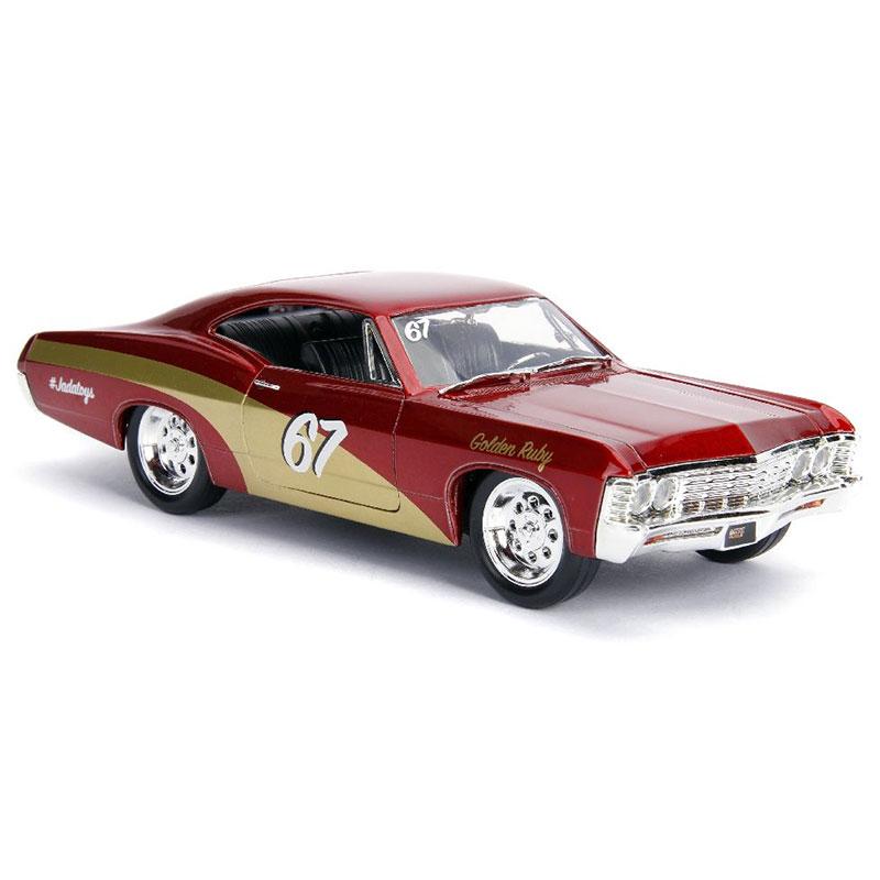 Chevroletシボレー Impalaインパラ Golden Ruby 1967 アメ車 模型 モデル / JADA 1/24 ミニカー 模型 | 