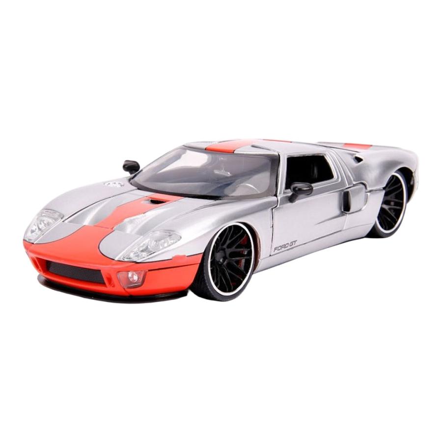 Fordフォード GT 2005 Silver with Orange Stripe Big / JADA 1/24 模型 | 