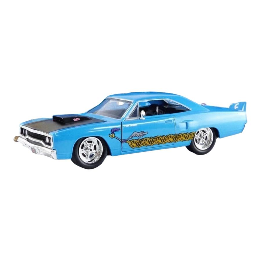 プリムス ロードランナー 1970 ワイル・E・コヨーテ ブルー / Jada Toys 1/24 ミニカー | 