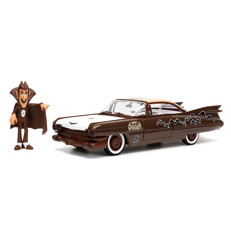 1959 Cadillac Coup deVille カウントチョキュラ フィギュア付き ミニカー / JADA 1/24 | 