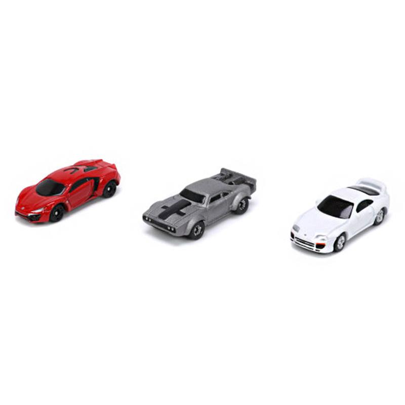 ワイルドスピード ナノ ハリウッドライド 3台セット キャラクター ミニカー 模型 / JADA ミニカー 模型 | 