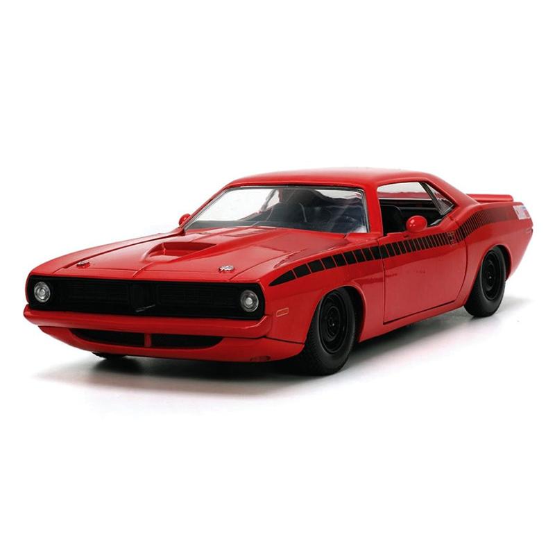 Plymouthプリムス Barracudaバラクーダ 1973 レッド マッスルカー 模型 モデル / JADA 1/24 ミニカー 模型 | 