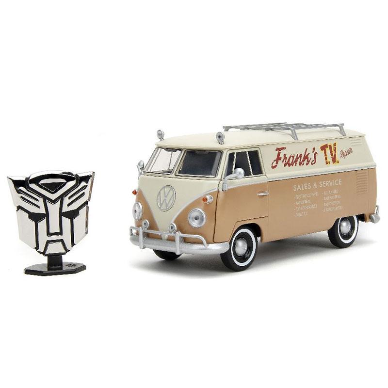 Volkswagen バス ホイルジャック オートボットエンブレム付き トランスフォーマー/ビースト覚醒 ミニカー / JADA 1/24 | 