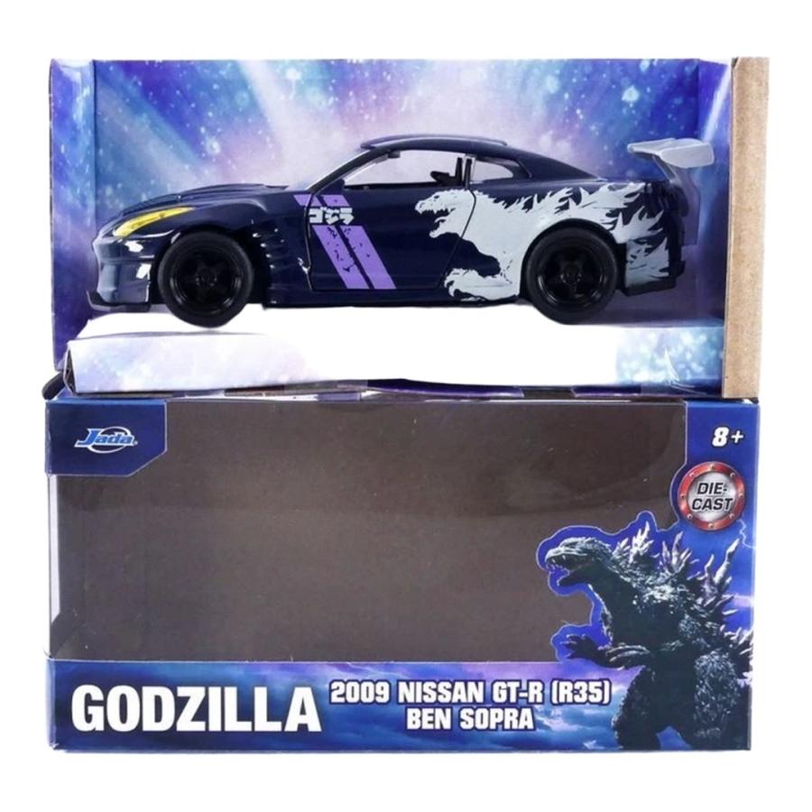 日産 GT-R R35 ベンソプラ ゴジラ 2009 ブルー / JADA 1/32 ミニカー | 