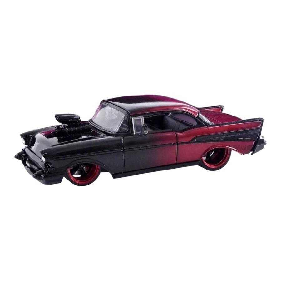シボレー ベルエア 1957 ブラック/レッド / Jada Toys 1/24 ミニカー | 