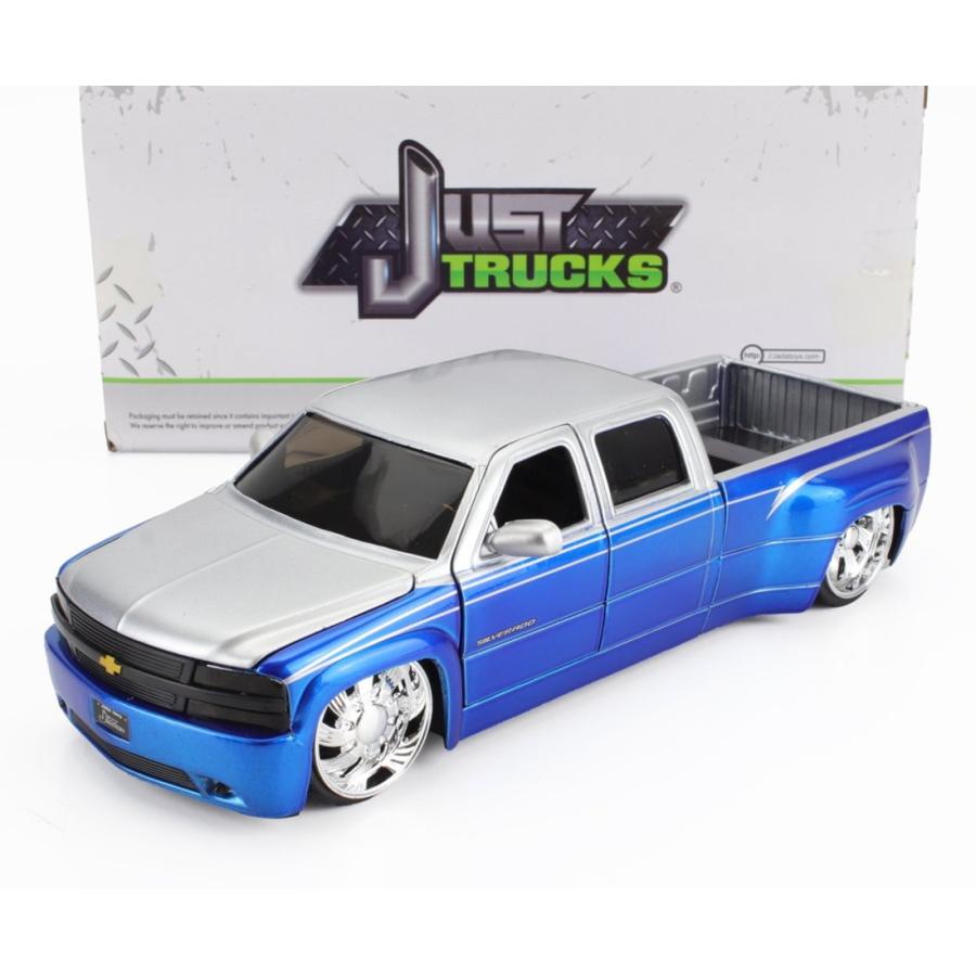 CHEVROLETシボレー SILVERADOシルバラード ピックアップ デュリー 1999 ブルーシルバー / JADA 1/24 ミニカー | 