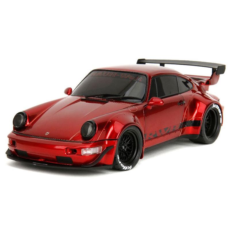 Porscheポルシェ RWB Metallic Red Pink SlipsFeat / JADA 1/18 ミニカー 模型 | 