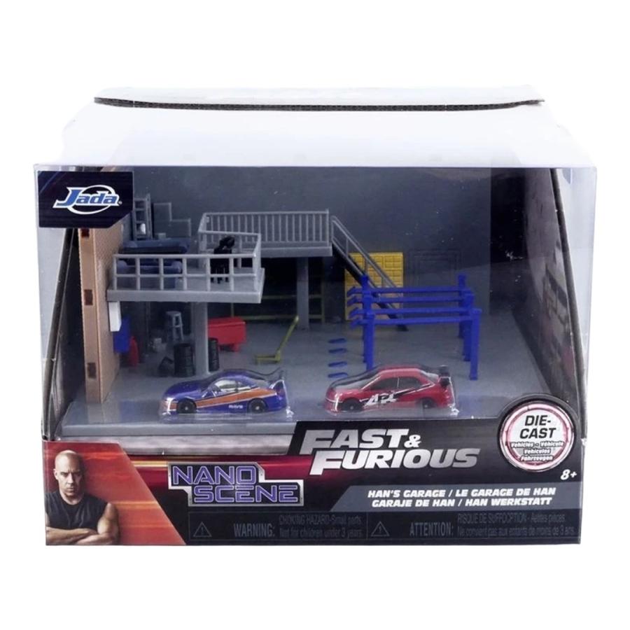 三菱 ランサーエボリューション マツダ RX-7 ハンズガレージ 2台セット ワイルドスピード / Jada Toys 1/87 ミニカー | 