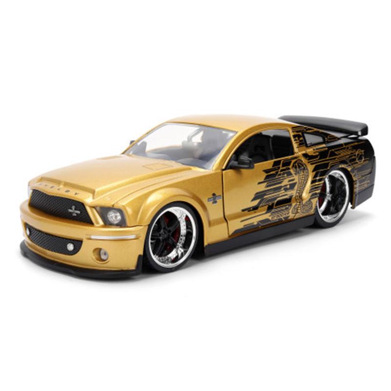 Fordフォード Mustang Shelby GT500 KR 2008 Gold and Blac / JADA 1/24 ミニカー 模型 | 