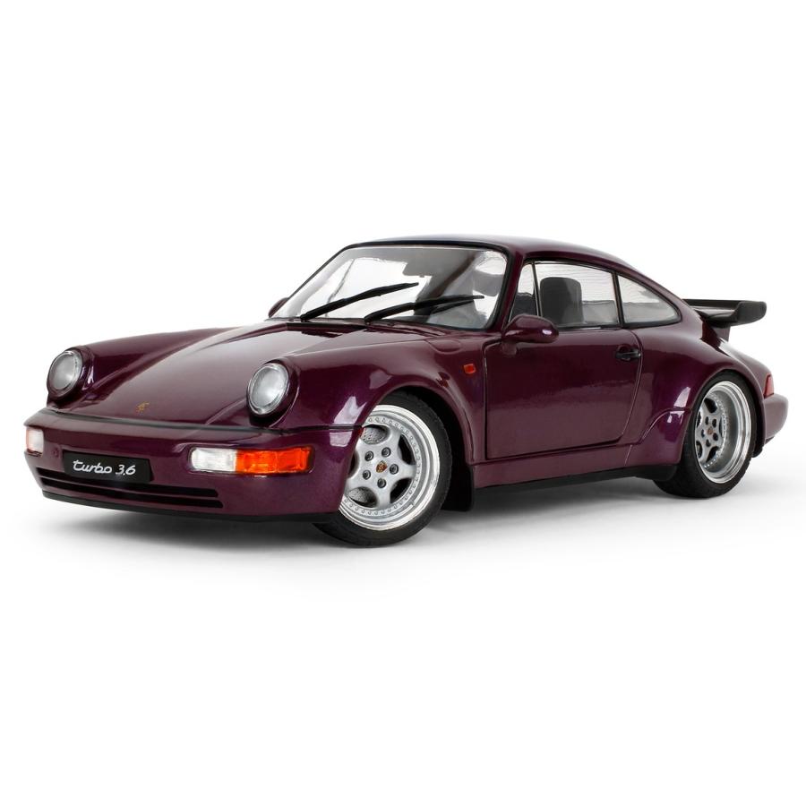 Porscheポルシェ 911 (964) 3.6 Turbo in Dark Burgundy Pin / JADA 1/18 ミニカー 模型 | 