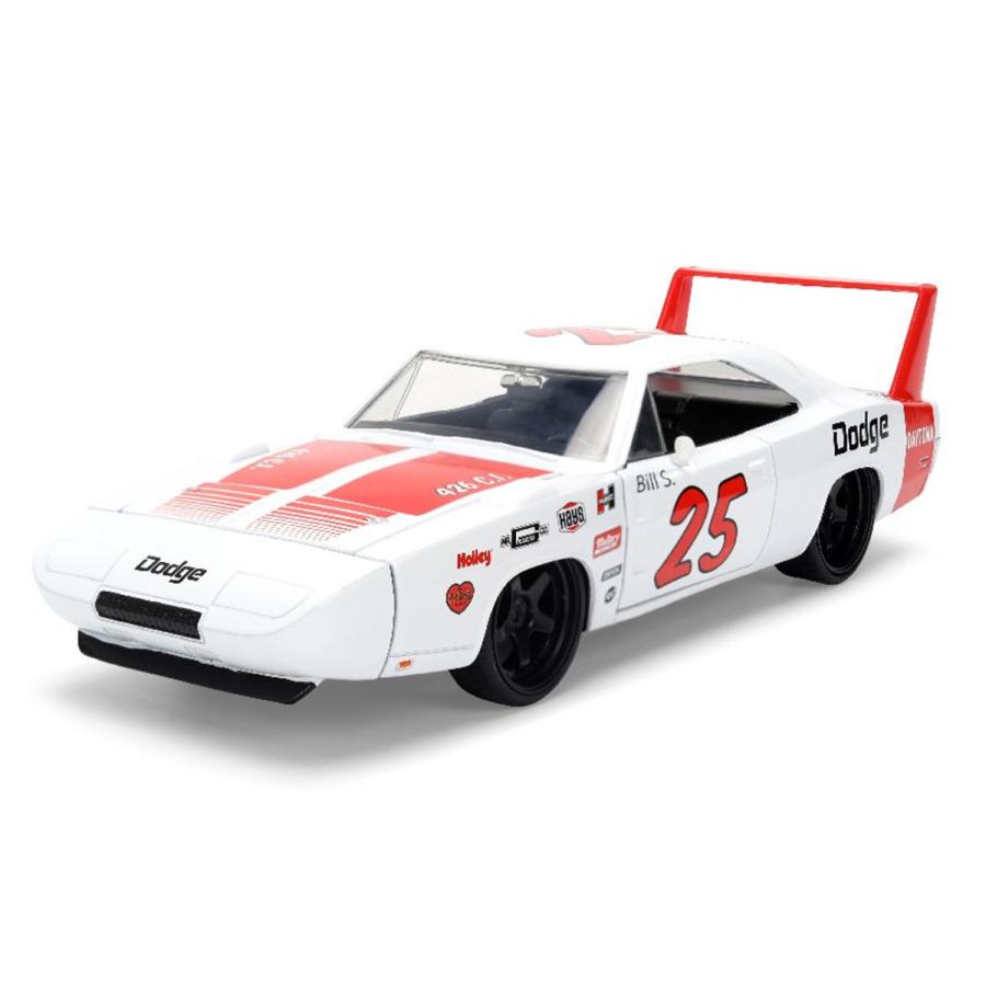 Dodgeダッジ 1969 Charger Daytona 25 with Spoiler in W / JADA 1/24 模型 | 
