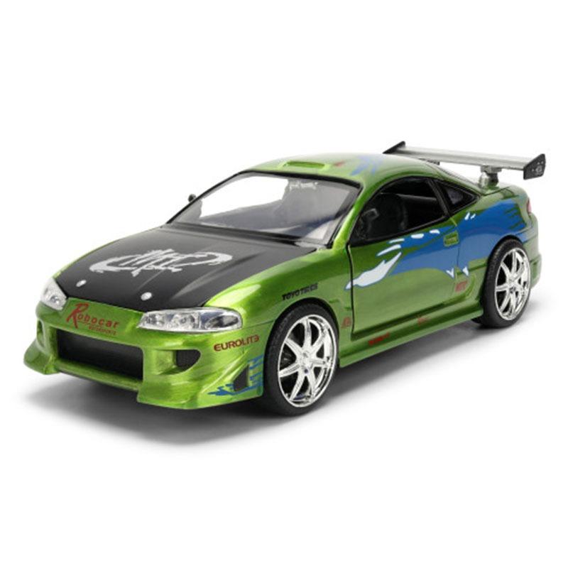 Mitsubishi三菱 Brian's 1995 Eclipse in Color Brush Fin / JADA 1/24 ミニカー 模型 | 