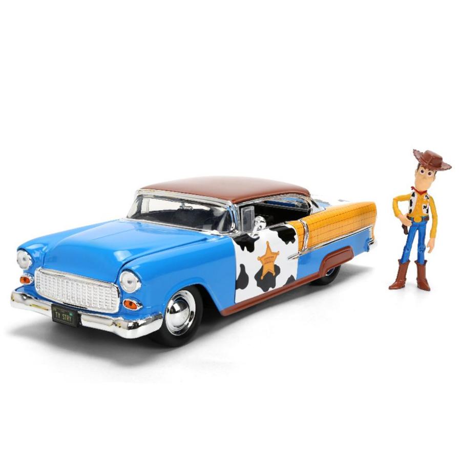 Chevroletシボレー Bel Air 1955 Woody Themed Deco / JADA 1/24 模型 | 