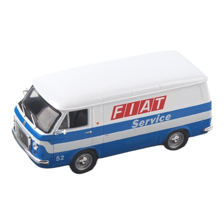Fiatフィアット 238 Van Fiat Service 1971 #52 ホワイト/ブルー / IXO Models 1/43 ミニカー | 