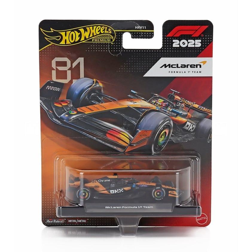 McLaren F1 MCL39 No.81 2025 Oscar Piastri オレンジブラック / ホットウィール 1/64 ミニカー | 