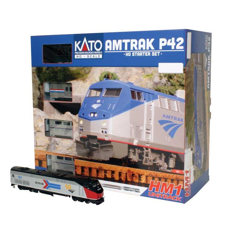 Amtrak P42 スーパーライナー スターターセット DC #161 50周年記念 フェーズI 荷物車+客車2両 線路付 KATO HOゲージ | 