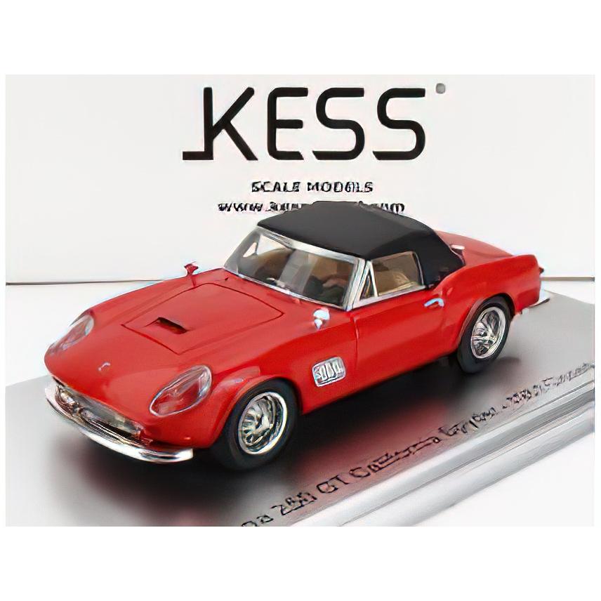 MODENA - 250GT CALIFORNIA SPIDER CLOSED 1961 RED BLACK /Kess-Model