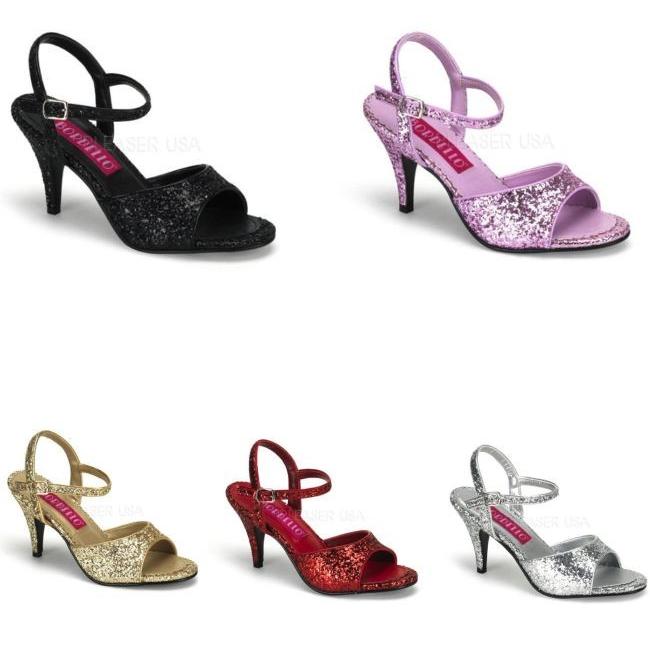 KITTEN-35G 3インチ(約8cm) ハイヒール サンダル /Pleaserプリーザー バーレスクBORDELLO パーティードレス 靴 大きいサイズ | 