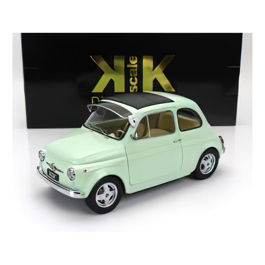 FIAT 500 F CUSTOM WITH ABARTH RIMS 1968 LIGHT GREEN/KKSCALE 1/12