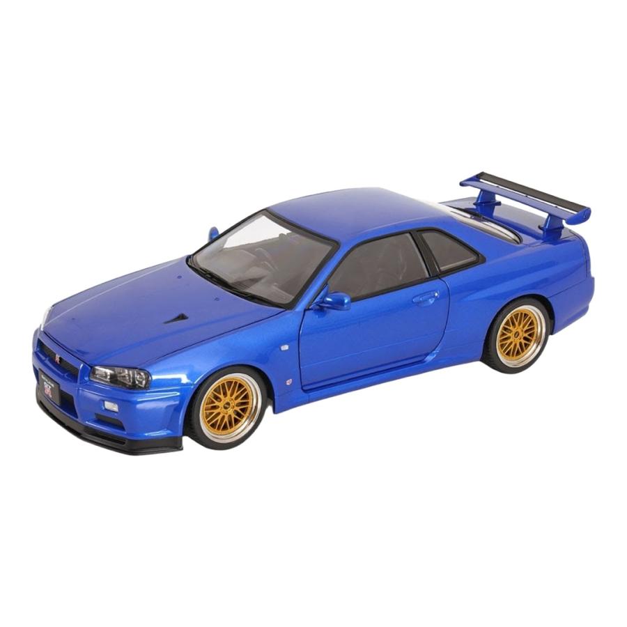 予約】 Nissan Skyline GT-R R34 V-SPEC II 2001 BBSホイール ブルー