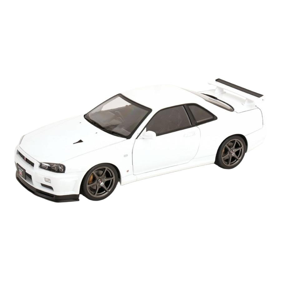 【予約】 Nissan Skyline GT-R R34 V-SPEC II 2001 ホワイト 限定版 KK-SCALE 1/12 ミニカー | 