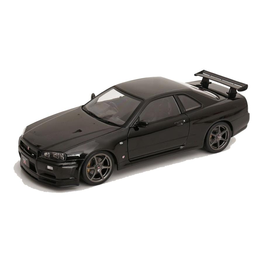 【予約】2027年発売予定 Nissan Skyline GT-R R34 V-SPEC II 2001 ブラック 限定版 KK-SCALE 1/12 | 
