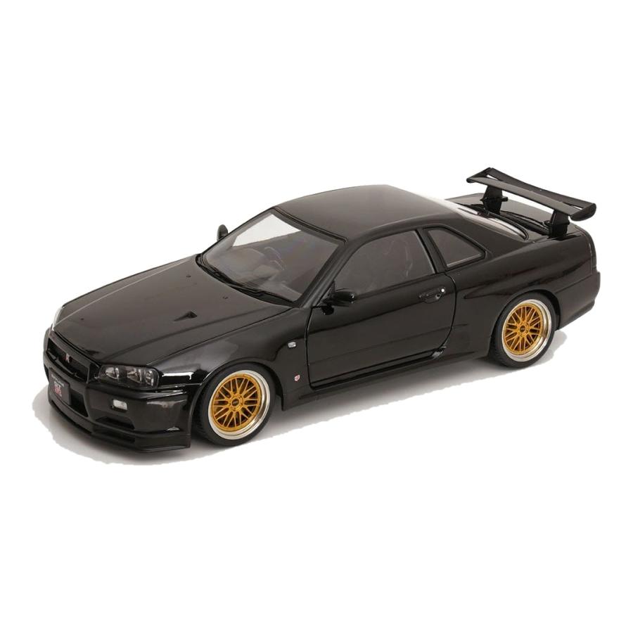 【予約】2027年発売予定 Nissan Skyline GT-R R34 V-SPEC II 2001 ブラック BBS 限定版 KK-SCALE | 