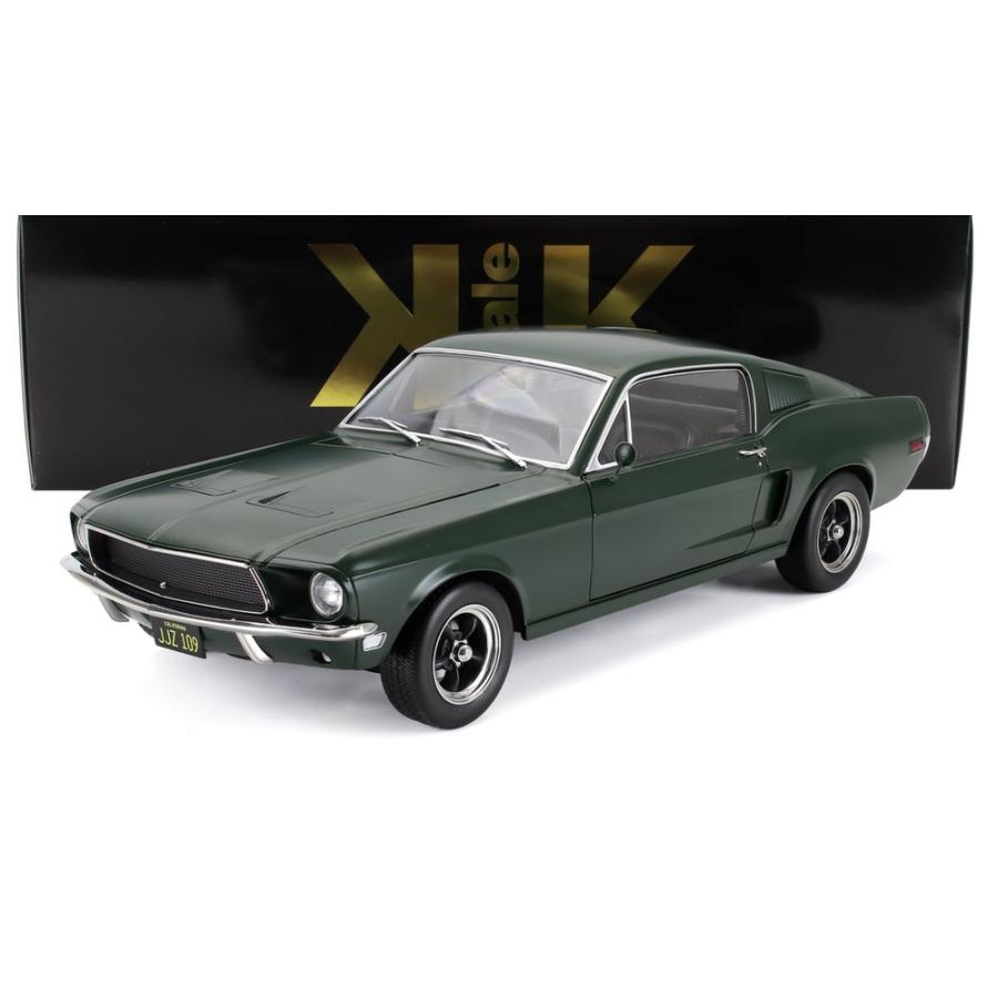 FORD USA MUSTANG GT FASTBACK COUPE 1968 マットグリーン/ KK-SCALE 1/12 ミニカー | 