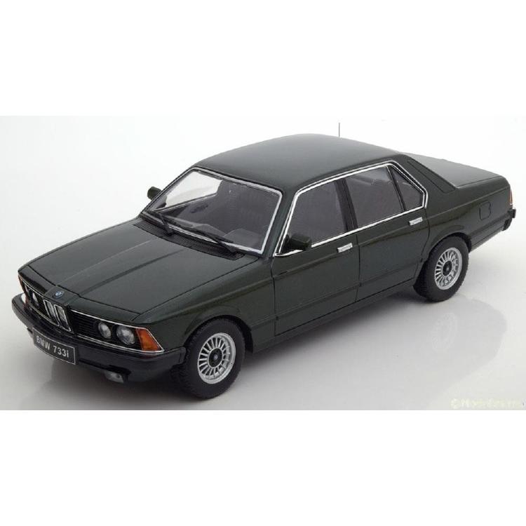 ミニカー BMW BMW 733i E23 1977 darkgreen-metallic /KK-SCALE 1/18 ミニカー