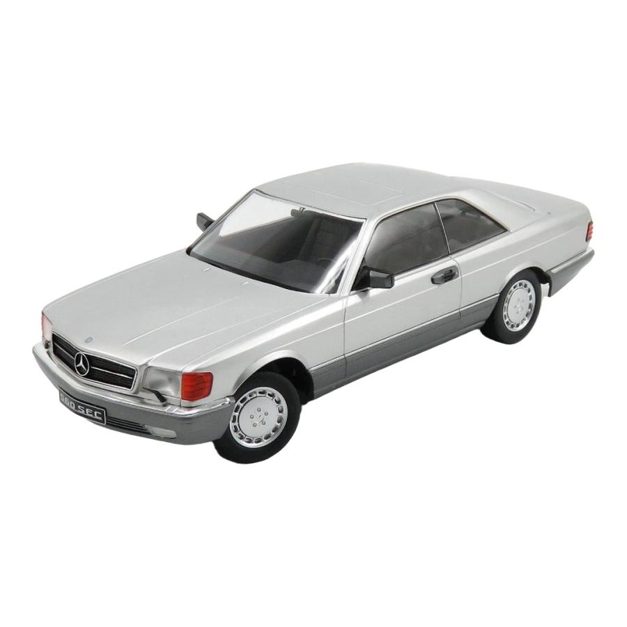 【予約】2026年発売予定 Mercedes Benz 560SEC クーペ C126 1980 シルバー / KK-SCALE 1/18 ミニカー | 