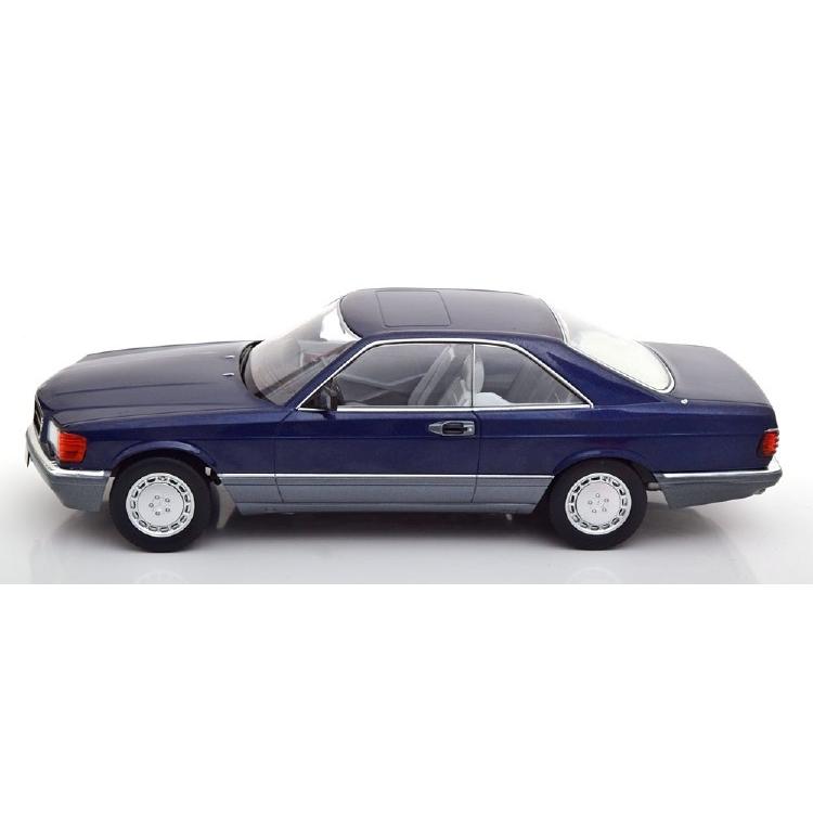 Mercedesメルセデスベンツ 560 SEC C126 blue-metallic /KK-SCALE 1/18