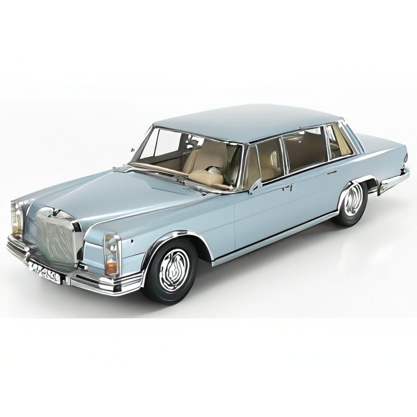 【予約】MERCEDES BENZ Sクラス 600 プルマン (W100) 1963 ライトブルーメタリック/ KK-SCALE 1/18 ミニカー | 