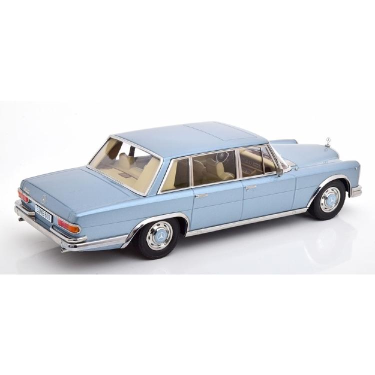 【予約】MERCEDES BENZ Sクラス 600 プルマン (W100) 1963 ライトブルーメタリック/ KK-SCALE 1/18 ミニカー |  | 01