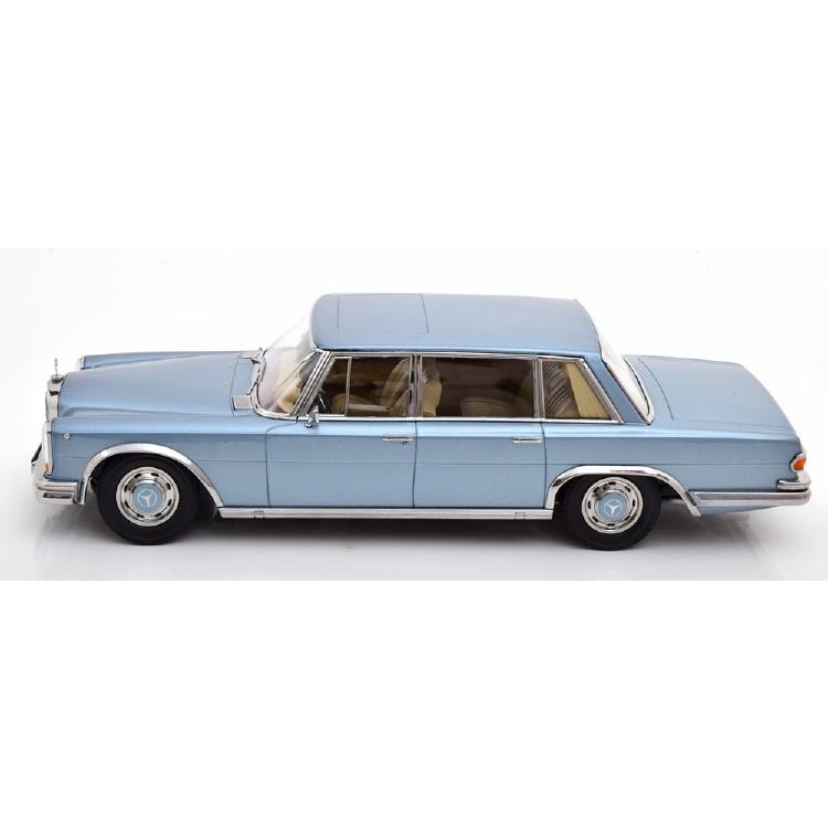 【予約】MERCEDES BENZ Sクラス 600 プルマン (W100) 1963 ライトブルーメタリック/ KK-SCALE 1/18 ミニカー |  | 02