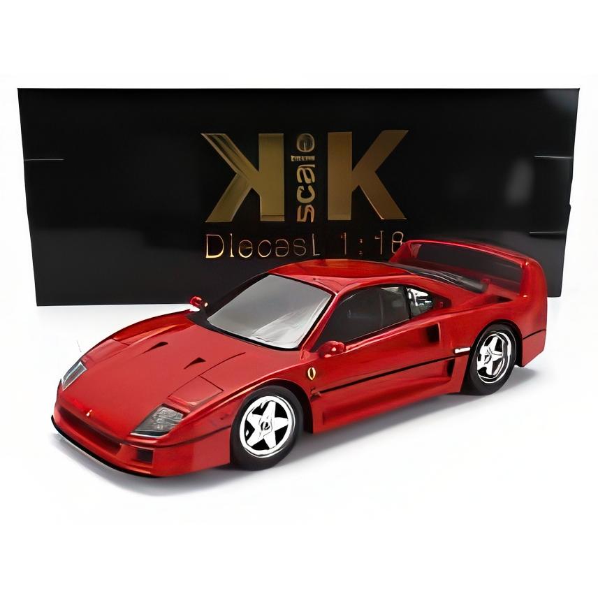 【予約】12月以降発売予定FERRARI F40 1987 ブラックインテリア ロッソフェラーリレッド/ KK-SCALE 1/18 ミニカー | 