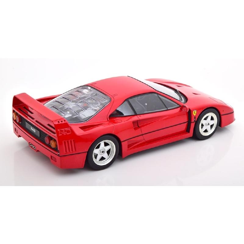 【予約】12月以降発売予定FERRARI F40 1987 ブラックインテリア ロッソフェラーリレッド/ KK-SCALE 1/18 ミニカー |  | 01