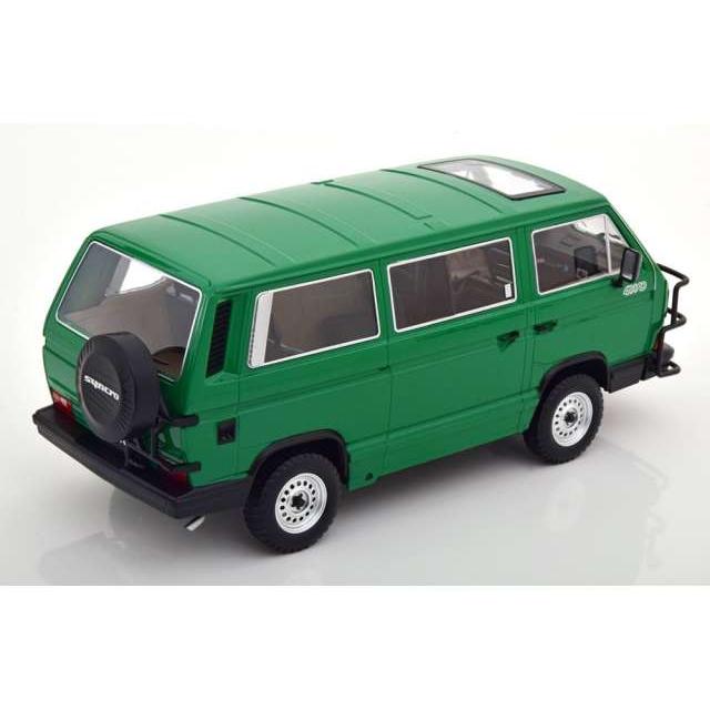 KK-SCALE 1/18 フォルクスワーゲン バス T3 シンクロ ヤークトヴァーゲン 1987 グリーン ミニカー |  | 01