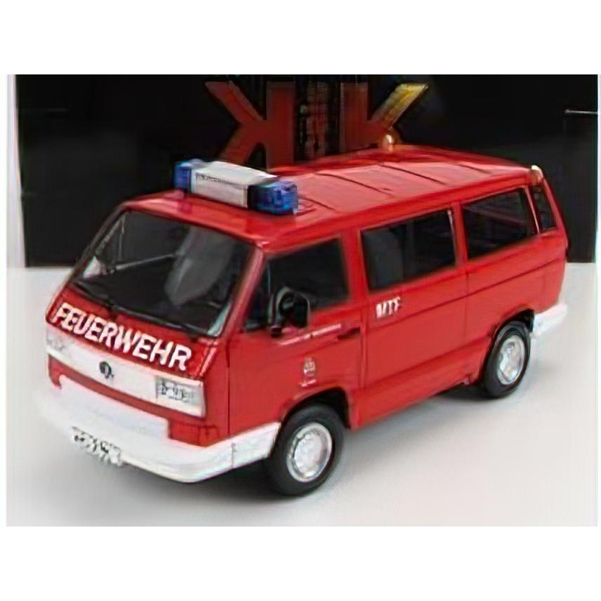 VOLKSWAGENフォルクスワーゲン - T3 MINIBUS SYNCRO FEUERWEHR 1987 - RED /KK-SCALE 1/18 ミニカー | 