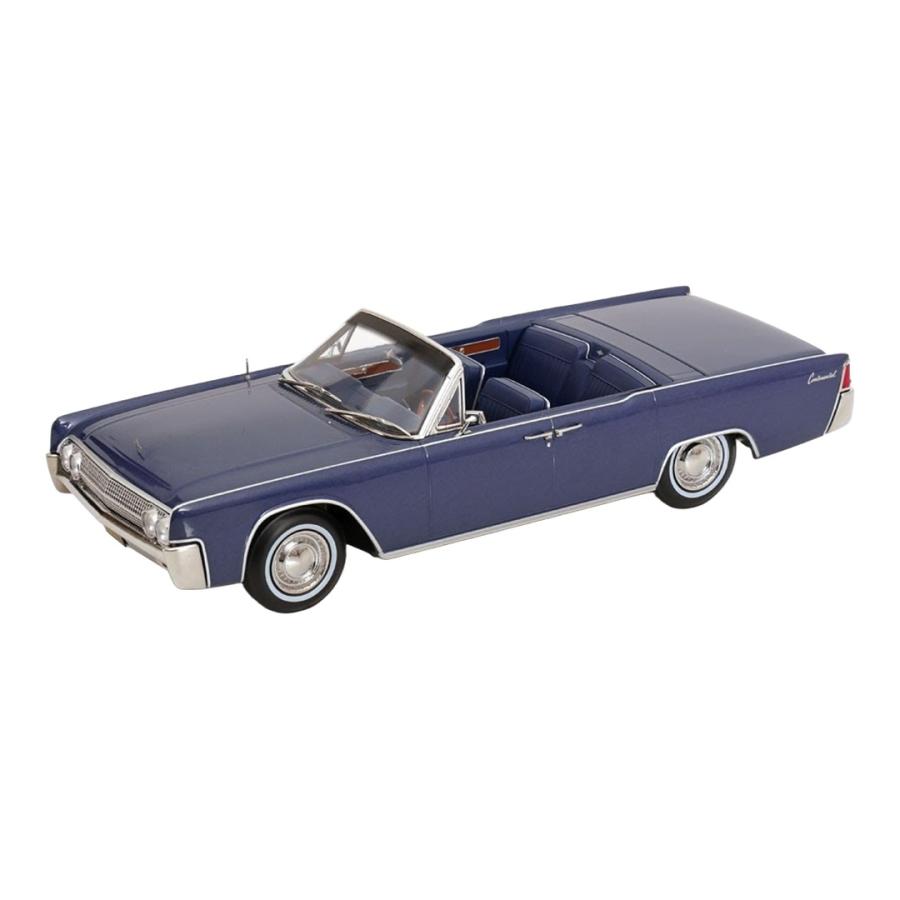 【予約】2026年発売予定 Lincoln Continental カブリオレ 1963 ブルー / KK-SCALE 1/18 ミニカー | 