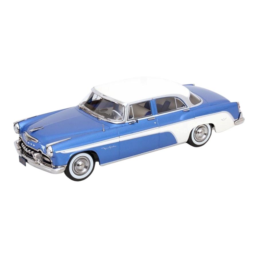 【予約】De Soto Fireflite セダン 1955 ブルーメタリック ホワイト 限定版 / KK-SCALE 1/18 ミニカー | 