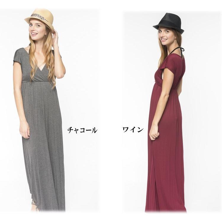 Cap Sleeve V neck マキシ丈ワンピース/LANIラニ インポートマキシワンピースレディース通販 リゾート  サイズ交換ok |  | 01