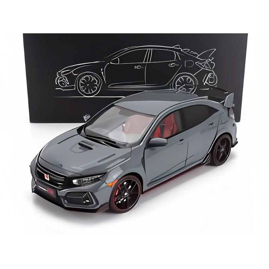 【予約】10-12月以降発売予定HONDA CIVIC タイプR (FK8) 2020 グレー/ LCD 1/18 ミニカー | 