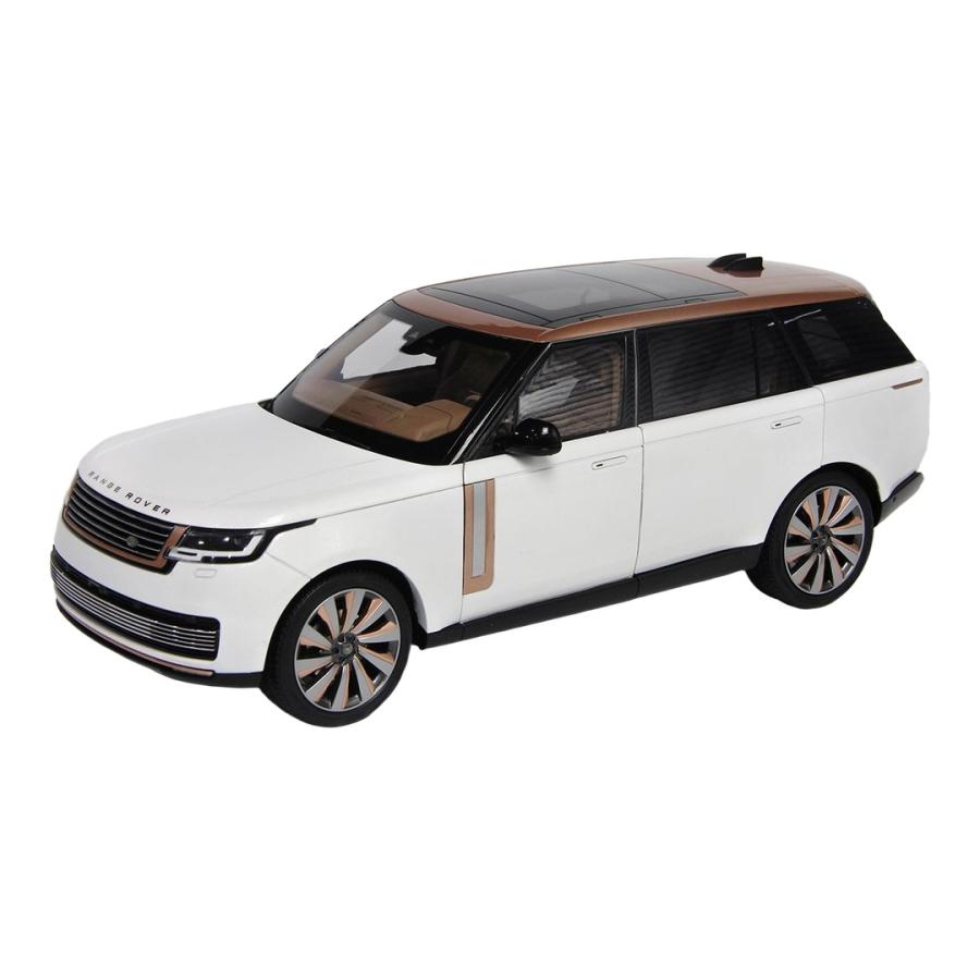 Land Rover Range Rover SV Serenity 2022 ホワイト ローズゴールドルーフ / LCD 1/18 ミニカー | 