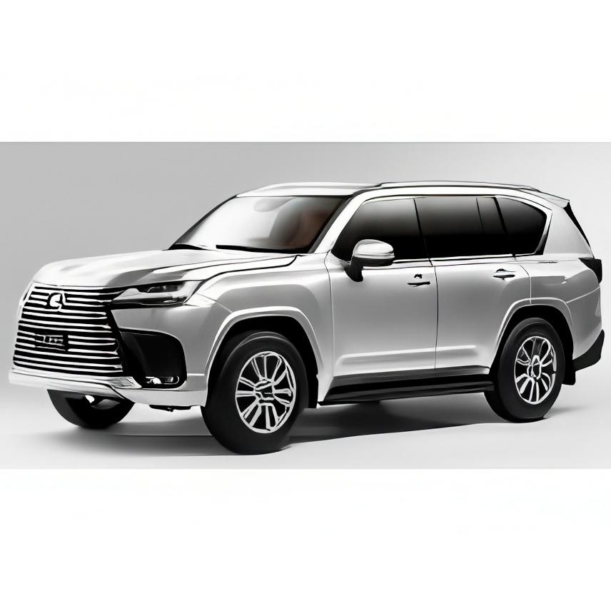 予約】2026年発売予定LEXUS LX600 2024 シルバー/ LCD 1/18 ミニカー
