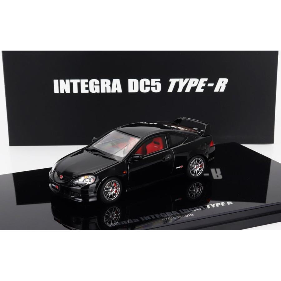HONDA INTEGRA DC5 TYPE R 2006 ブラック/ LCD 1/43 ミニカー : バスク